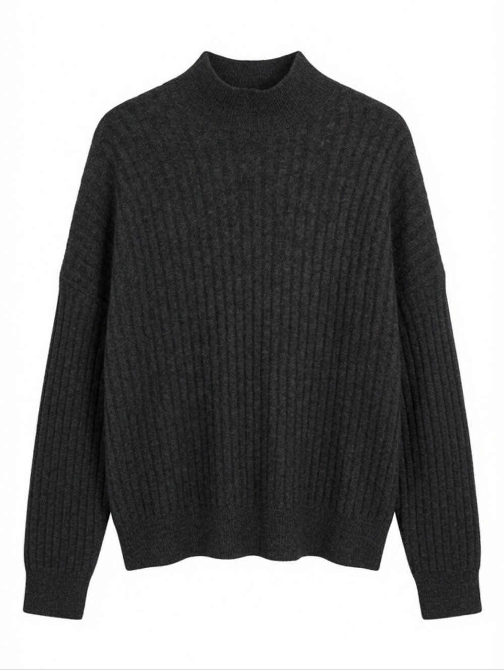 H&M Mohair Blend Sweater 8 Classic Minimalist Preppy Office‎ Oversized